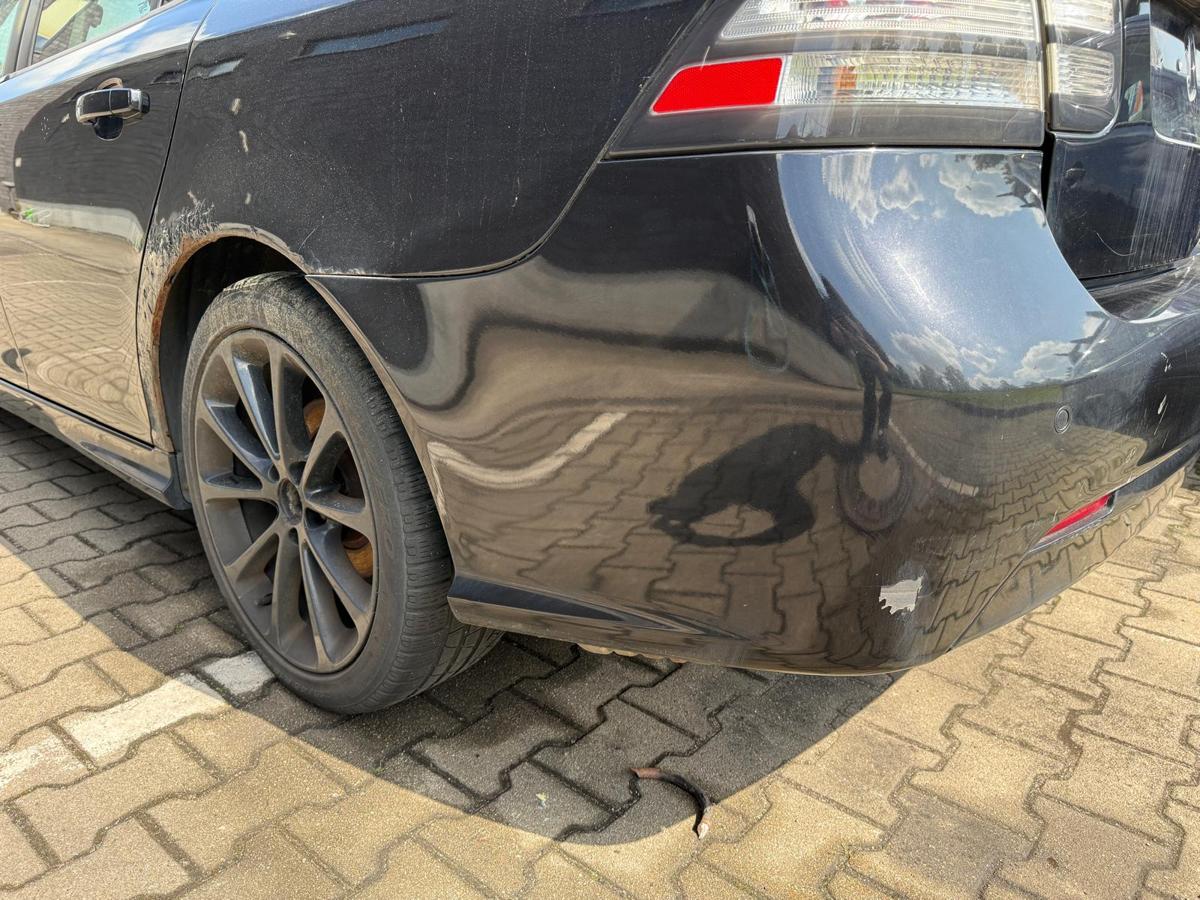 Saab 9-3 YS3F original Stoßstange Stoßfänger hinten 298 Jet Black PDC Limo BJ08